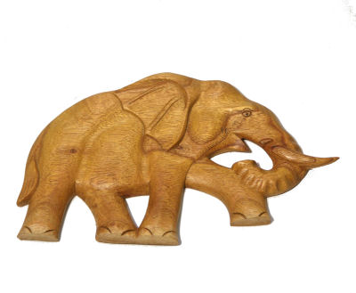 PANNELLO DA MURO 2 ELEFANTI IN FILA CM 40X16 - Image 3