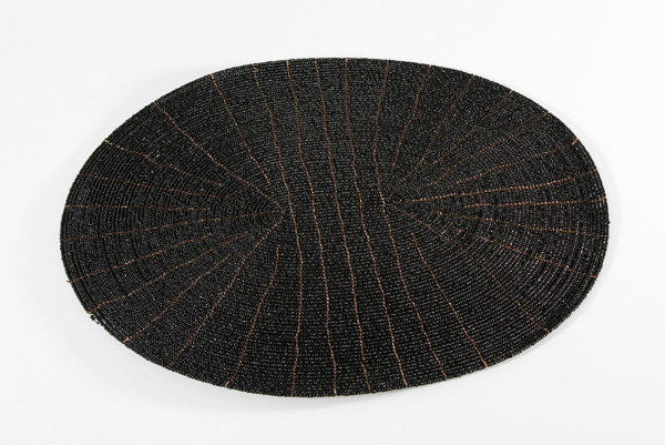 SOTTOPIATTI OVALI IN PERLINE CM 33X27 - Image 5