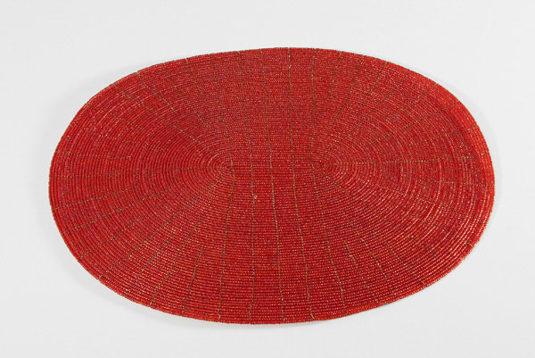 SOTTOPIATTI OVALI IN PERLINE CM 33X27 - Image 6