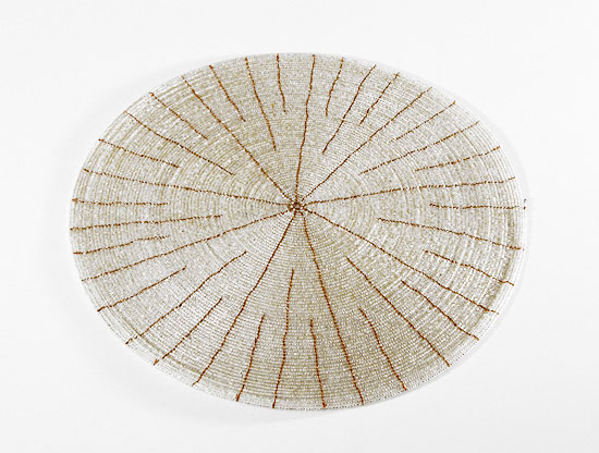 SOTTOPIATTI ROTONDI IN PERLINE CM 30 - Image 2