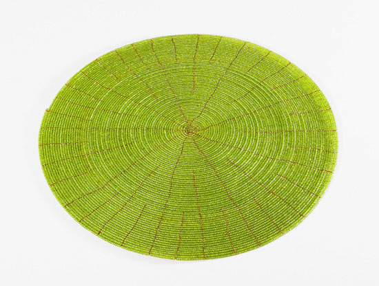 SOTTOPIATTI ROTONDI IN PERLINE CM 30 - Image 3