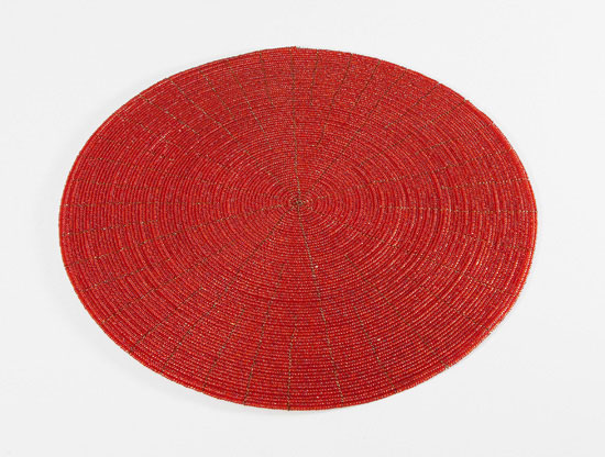 SOTTOPIATTI ROTONDI IN PERLINE CM 30 - Image 5