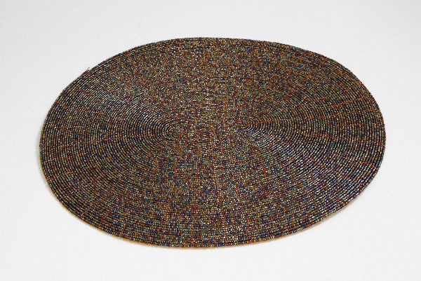 SOTTOPIATTI OVALI IN PERLINE CM 33X27 - Image 8