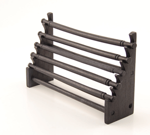 ESPOSITORE PER ANELLI 5 TUBI IN LEGNO