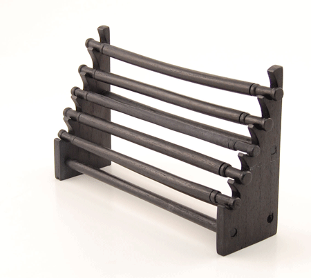 ESPOSITORE PER ANELLI 5 TUBI IN LEGNO - Image 3