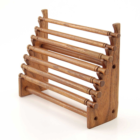 ESPOSITORE PER ANELLI 7 TUBI IN LEGNO - Image 3