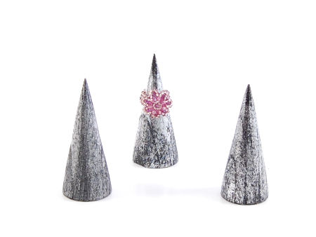 ESPOSITORI PER ANELLI A CONO IN LEGNO CM 10 - Image 4