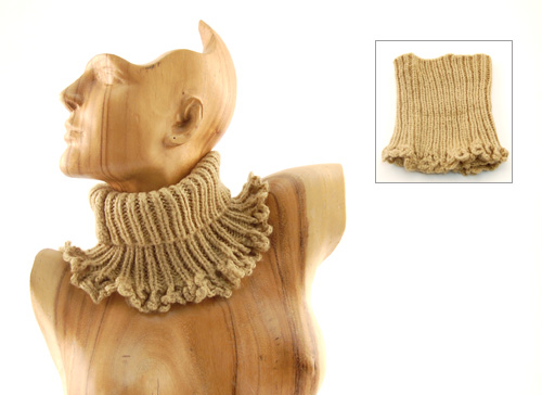 SCALDACOLLO IN LANA CON RISVOLTO - Image 3