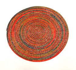 SOTTOPIATTI ROTONDI IN PERLINE CM 30