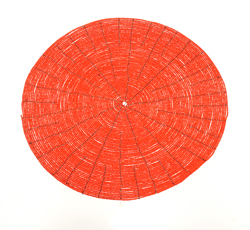 SOTTOPIATTI ROTONDI IN PERLINE CM 30