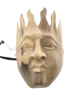 MASCHERA RE FUOCO 22 CM