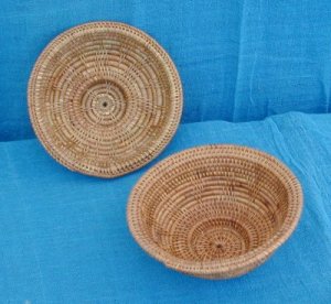 CIOTOLONE PORTAFRUTTA IN RATTAN CM 35