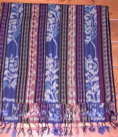 COPRITAVOLO IKAT DISEGNO TRADIZIONALE CM 120X240