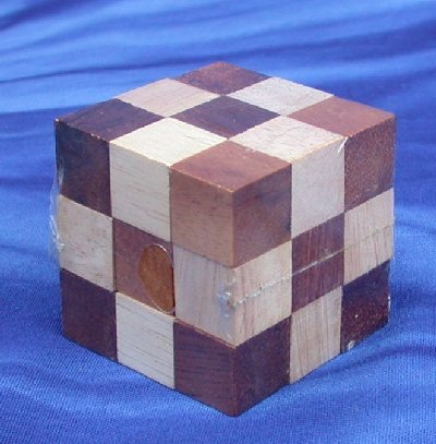 ROMPICAPO IN LEGNO SNAKE CUBO CM 4,5X4,5X4,5 - Image 2