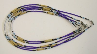 COLLARINI CON PERLINE E BAMBOO 1 FILO - Image 6