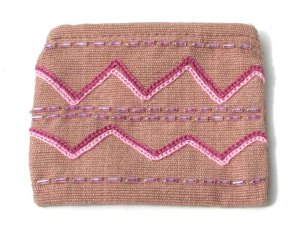 PORTAMONETINE IN COTONE CON RICAMO CM 8X6 - Image 2