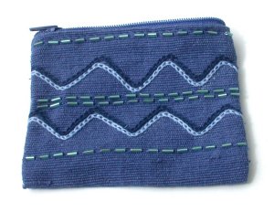 PORTAMONETINE IN COTONE CON RICAMO CM 8X6 - Image 6