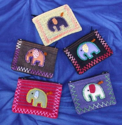 PORTAMONETINE CON ELEFANTINO CM 11X8 - Image 2