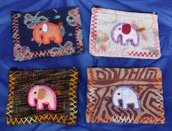 PORTAMONETINE CON ELEFANTINO CM 11X8