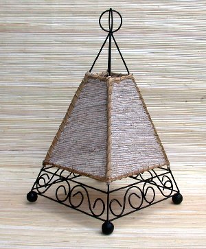 LAMPADA PIRAMIDE AKAR WANGI FULL CM 35 - Image 2