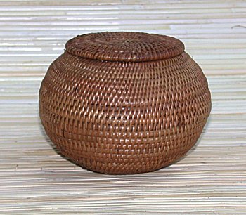 SCATOLA IN LEGNO E RATTAN CM 6 - Image 2