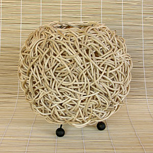 LAMPADA BALL IN RATTAN CM 30 - Image 2