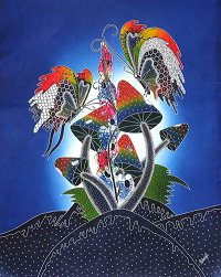 BATIK ANIMALI AUTORE RAHARDJO CM 75X90 VERTICALE