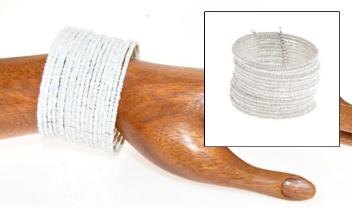 BRACCIALETTI RIGIDI CON PERLINE 18 FILI - Image 10