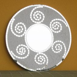 SPECCHIO MOSAICO CM 30 SFONDO BIANCO B1