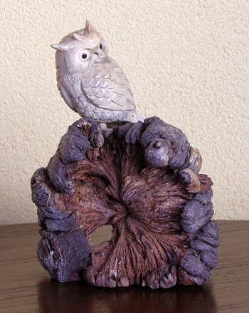 GUFO SU LEGNO PARASSITATO CM 10 - Image 6