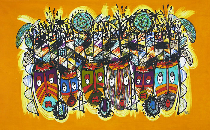 BATIK MASCHERE AUTORE ROBY CM 90X150 ORIZZONTALE - Image 2