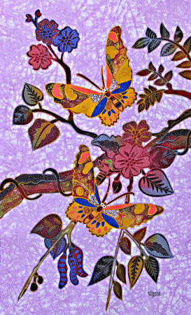 BATIK FARFALLE AUTORE TRISNO CM 45X70 - Image 2