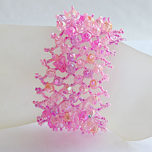 BRACCIALETTI A RETE CON PERLINE - Image 6