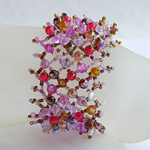 BRACCIALETTI A RETE CON PERLINE - Image 8