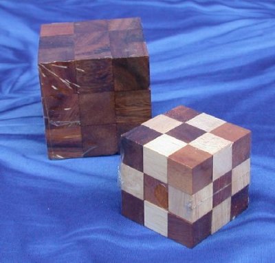 ROMPICAPO IN LEGNO SNAKE CUBO CM 4,5X4,5X4,5 - Image 3