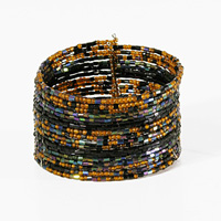 BRACCIALETTI RIGIDI CON PERLINE 18 FILI