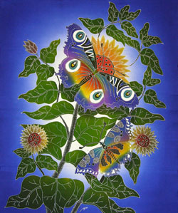 BATIK FARFALLE AUTORE NYSI CM 75X90