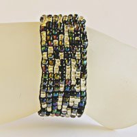 BRACCIALETTI PERLINE 8 FILI ELASTICI