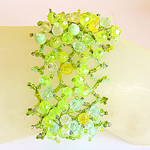 BRACCIALETTI A RETE CON PERLINE - Image 10