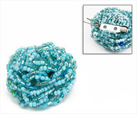 SPILLE ROSONE CON PERLINE