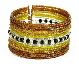 BRACCIALI RIGIDI CON PERLINE 15 FILI - Image 5