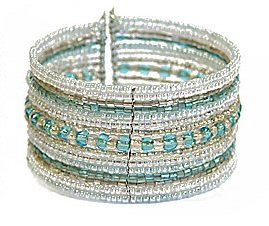 BRACCIALI RIGIDI CON PERLINE 15 FILI - Image 8