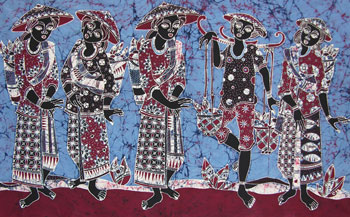 BATIK 2 FIGURE AUTORI BARI CM 90X150 ORIZZONTALE