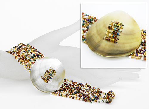 BRACCIALI PERLINE PEPESALE MADREPERLA TONDO - Image 9