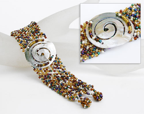 BRACCIALI PERLINE PEPESALE SPIRALE TONDA - Image 8