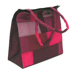 BORSA IN COTONE PATCHWORK CM 32X32