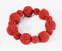 BRACCIALETTI PALLINE DI PERLINE