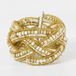 BRACCIALI RIGIDI PERLINE DOPPIA TRECCIA BIG - Image 13