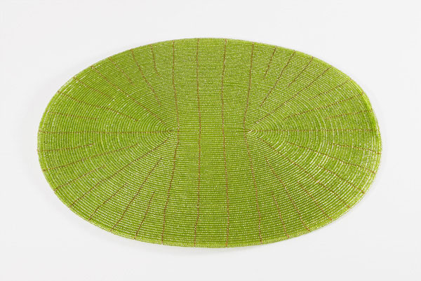 SOTTOPIATTI OVALI IN PERLINE CM 33X27 - Image 10