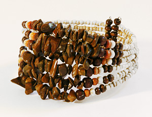 BRACCIALI RIGIDI 6 FILI CON PERLINE E PIETRE - Image 10